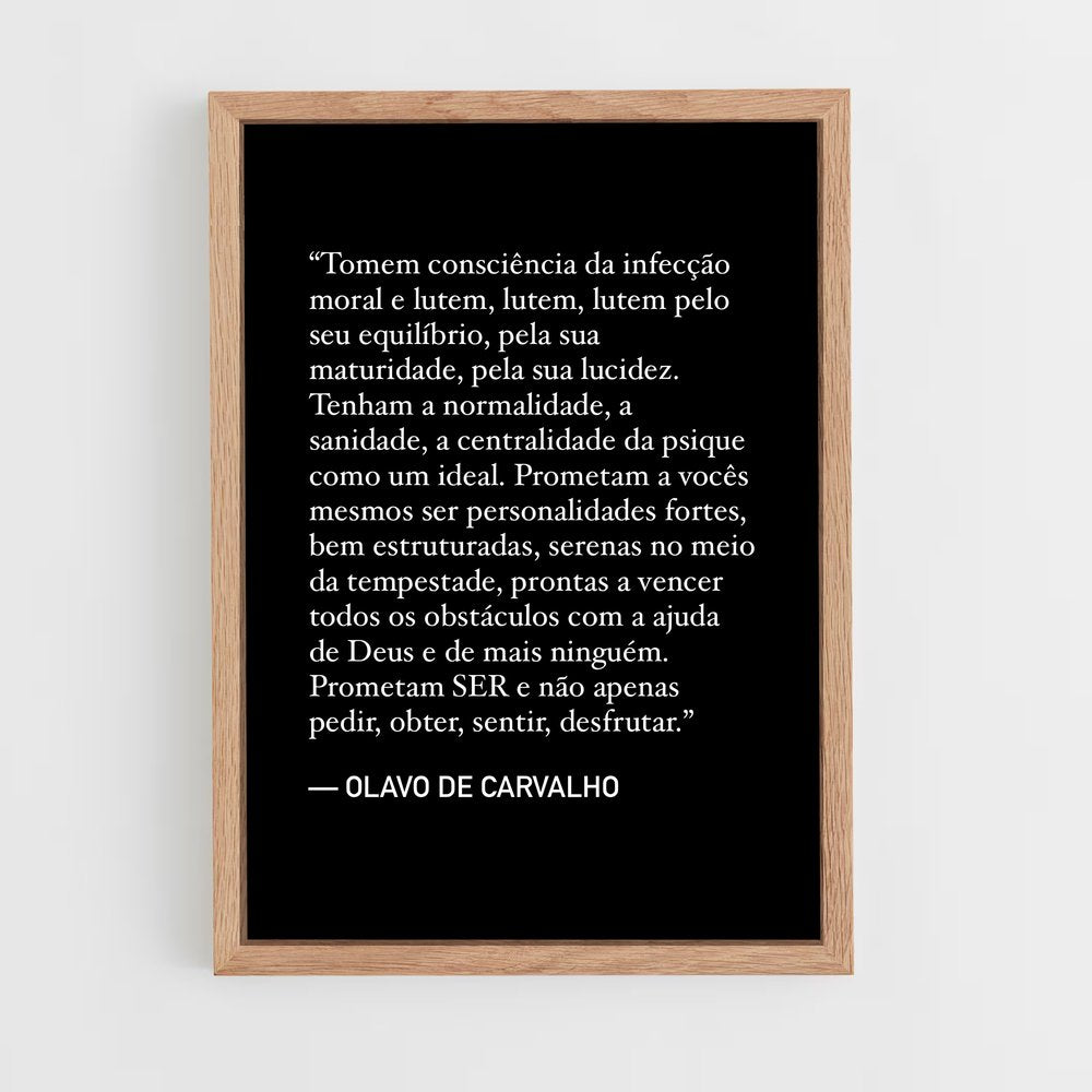 ap-olavo de carvalho-5 cadre Bois clair