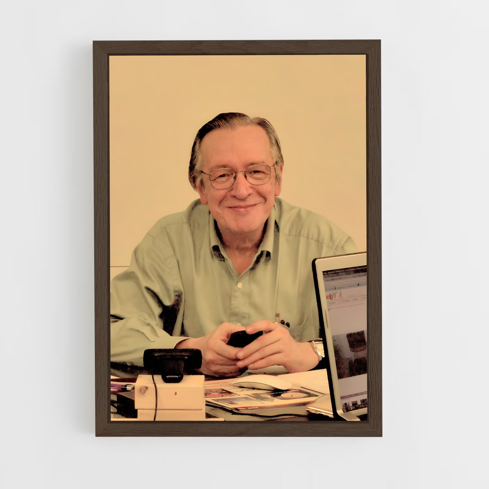 ap-olavo de carvalho-7 cadre Bois foncé