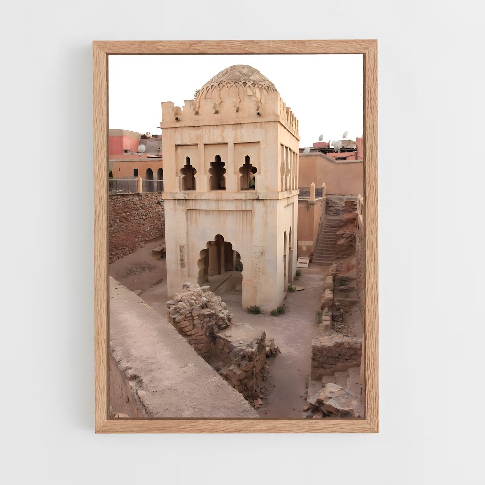 ap-old friday mosque moroni-4 cadre Bois clair