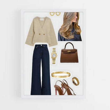 ap-old money style-13 cadre Blanc