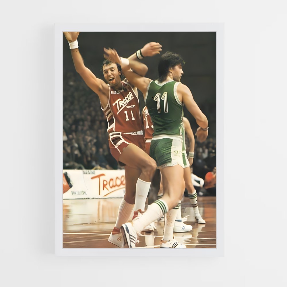 ap-olimpia milano basketball-6 cadre Blanc