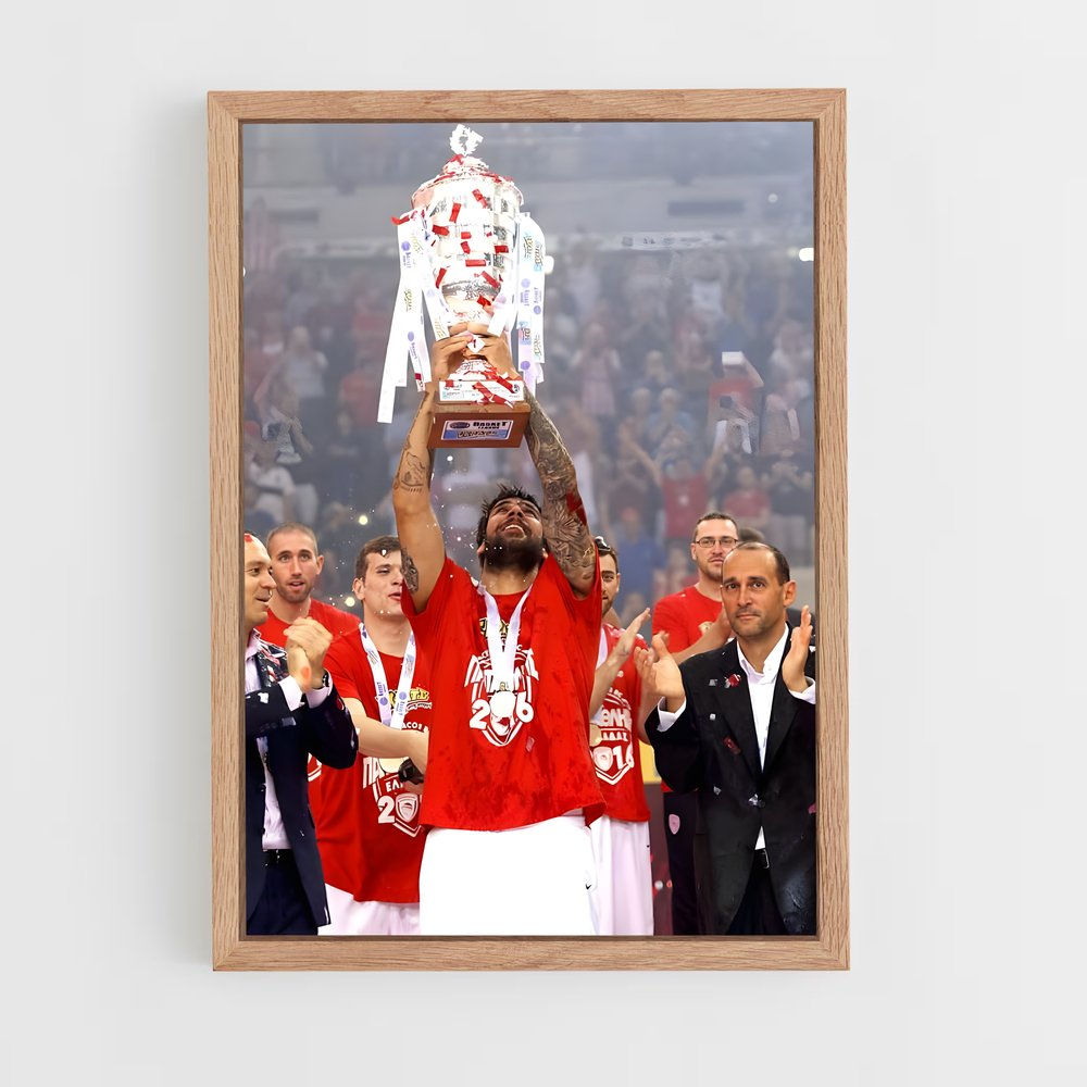 ap-olympiacos basketball-1 cadre Bois clair