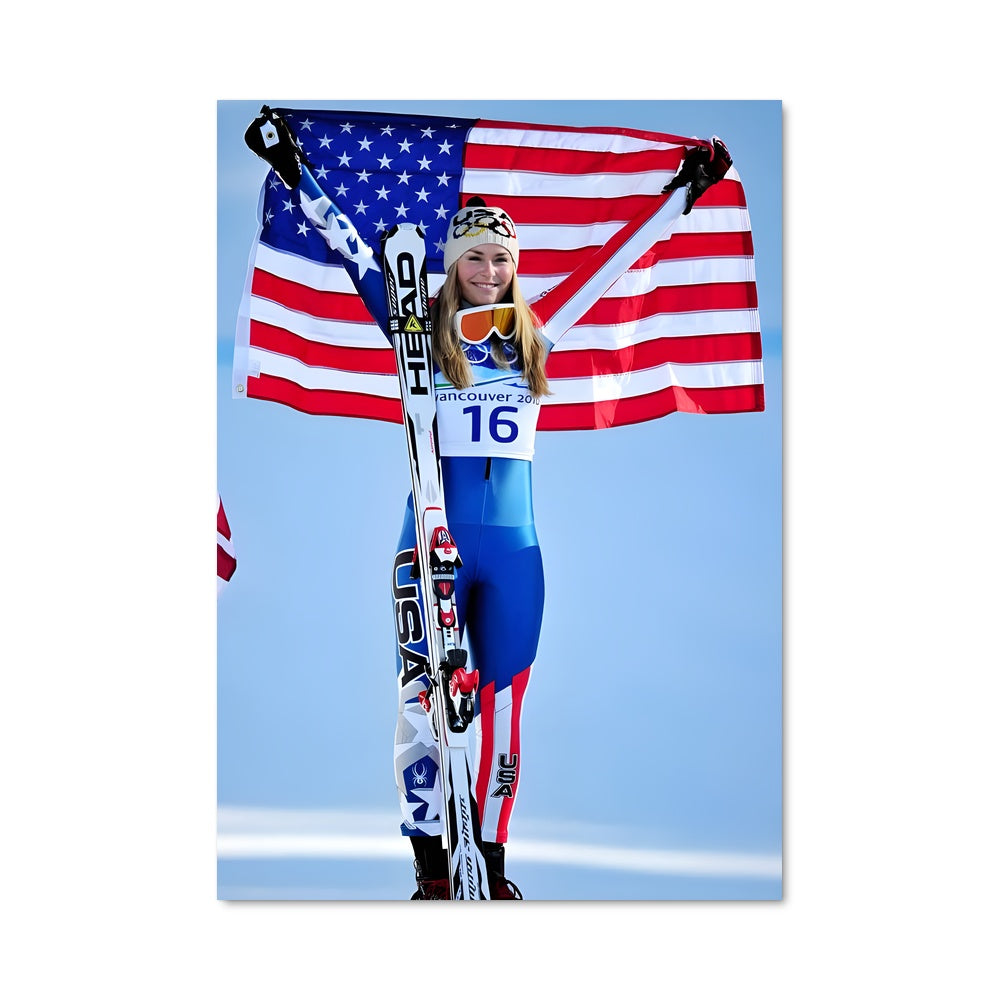 Poster Ski et Fierté