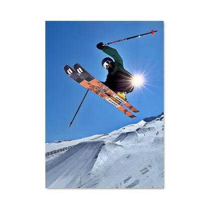 Poster Olympics freestyle skiing 75704