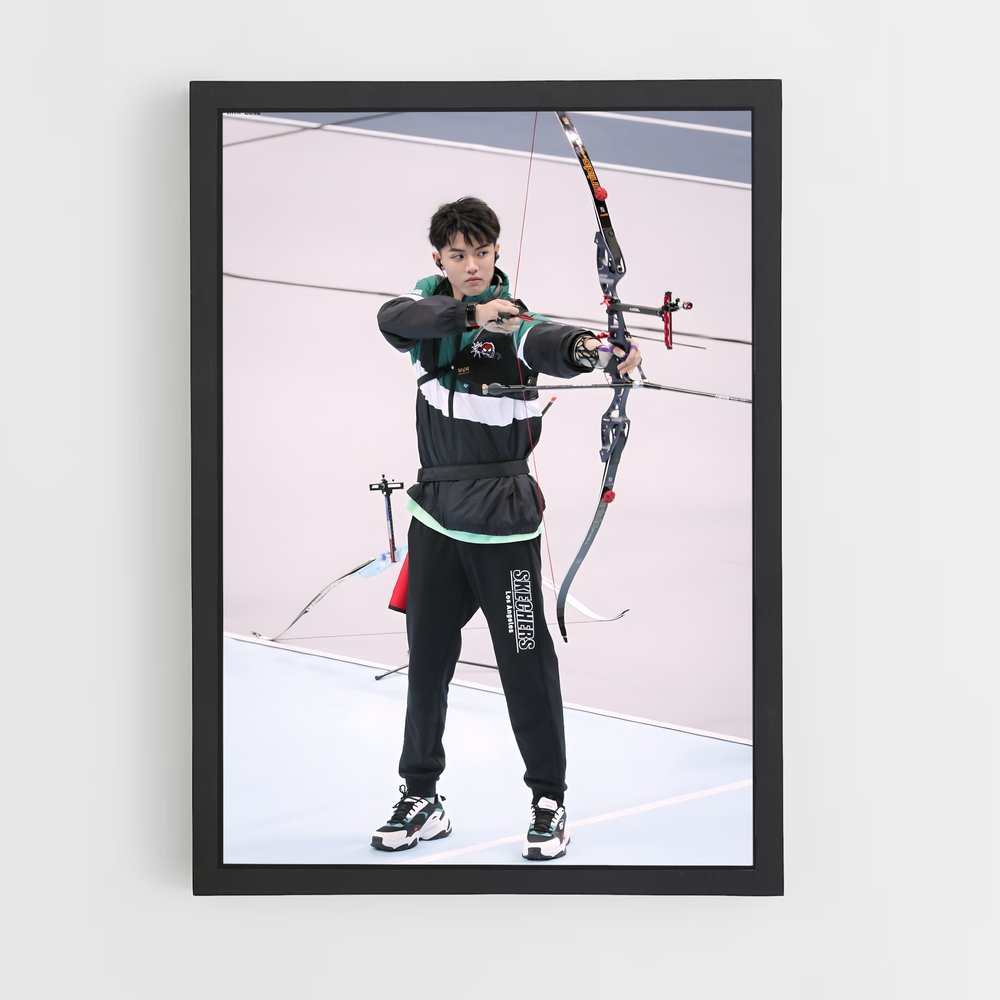 ap-olympics archery-2 cadre Noir
