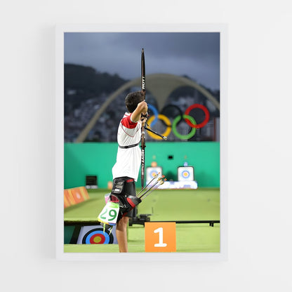 ap-olympics archery-4 cadre Blanc