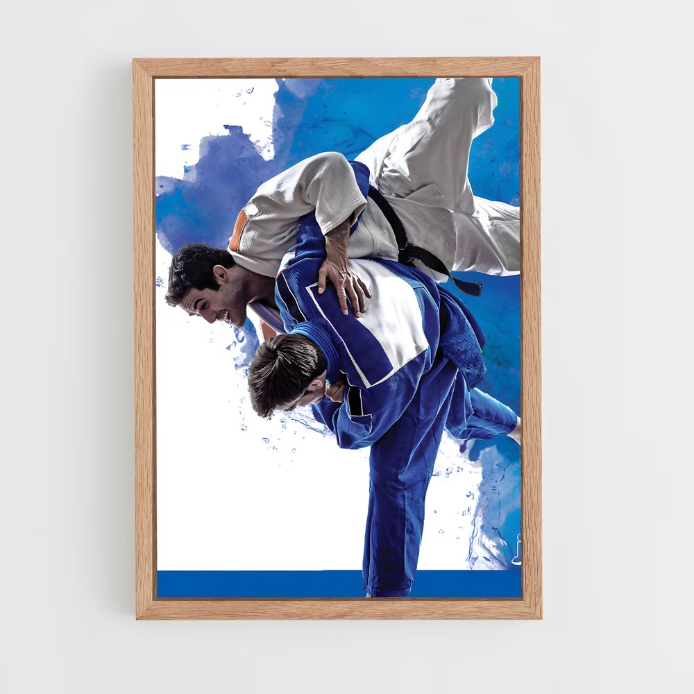 ap-olympics judo-3 cadre Bois clair