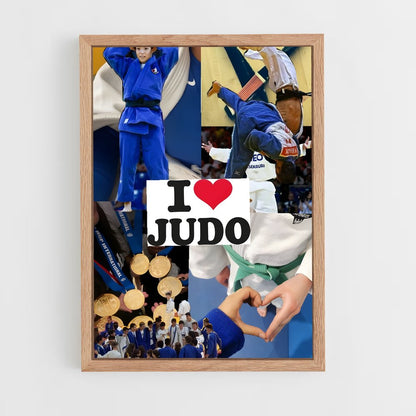 ap-olympics judo-4 cadre Bois clair