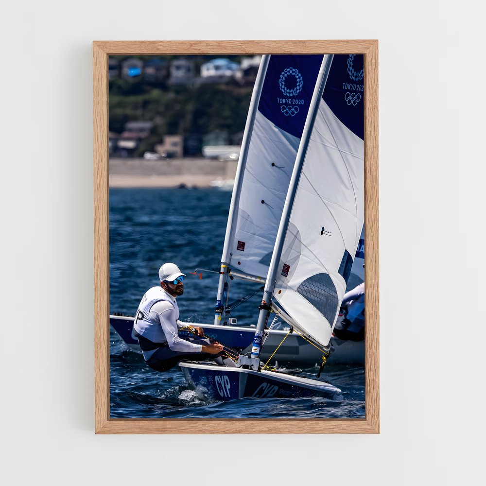 ap-olympics sailing-1 cadre Bois clair