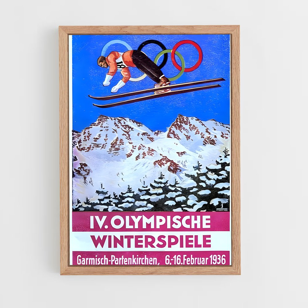 ap-olympics ski jumping-4 cadre Bois clair