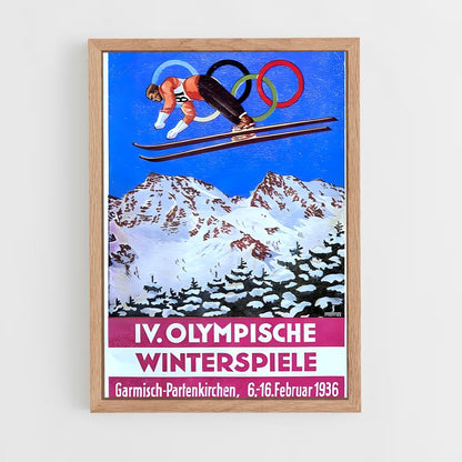 ap-olympics ski jumping-4 cadre Bois clair