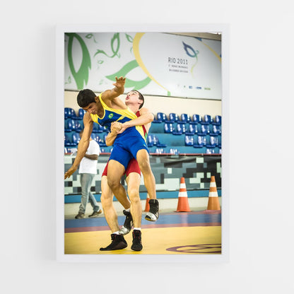 ap-olympics wrestling greco roman-1 cadre Blanc