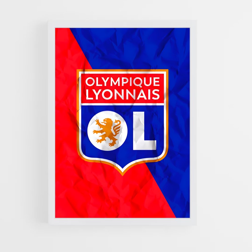 ap-olympique lyonnais-6 cadre Blanc