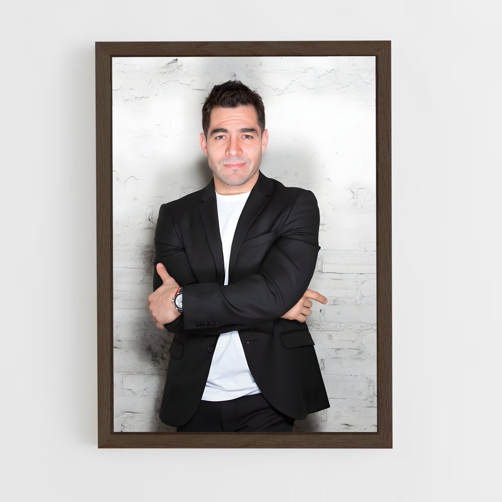 ap-omar chaparro-4 cadre Bois foncé