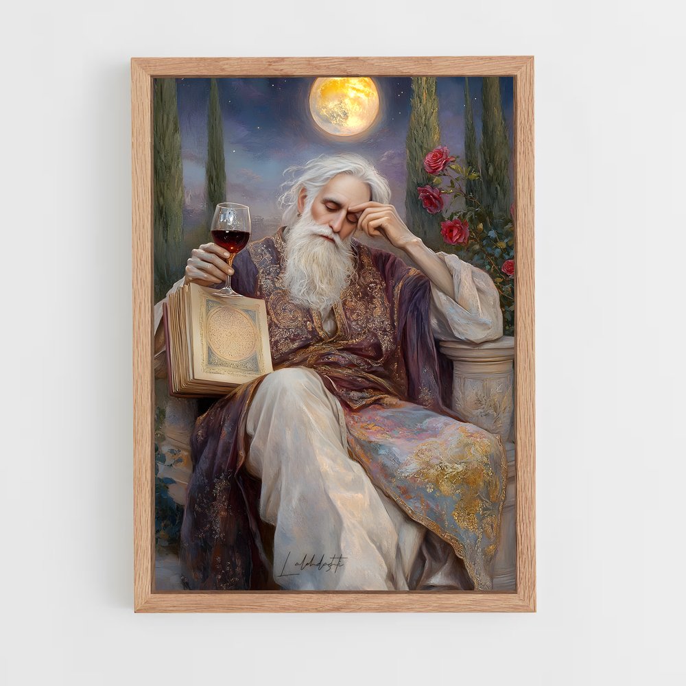 ap-omar khayyam-2 cadre Bois clair