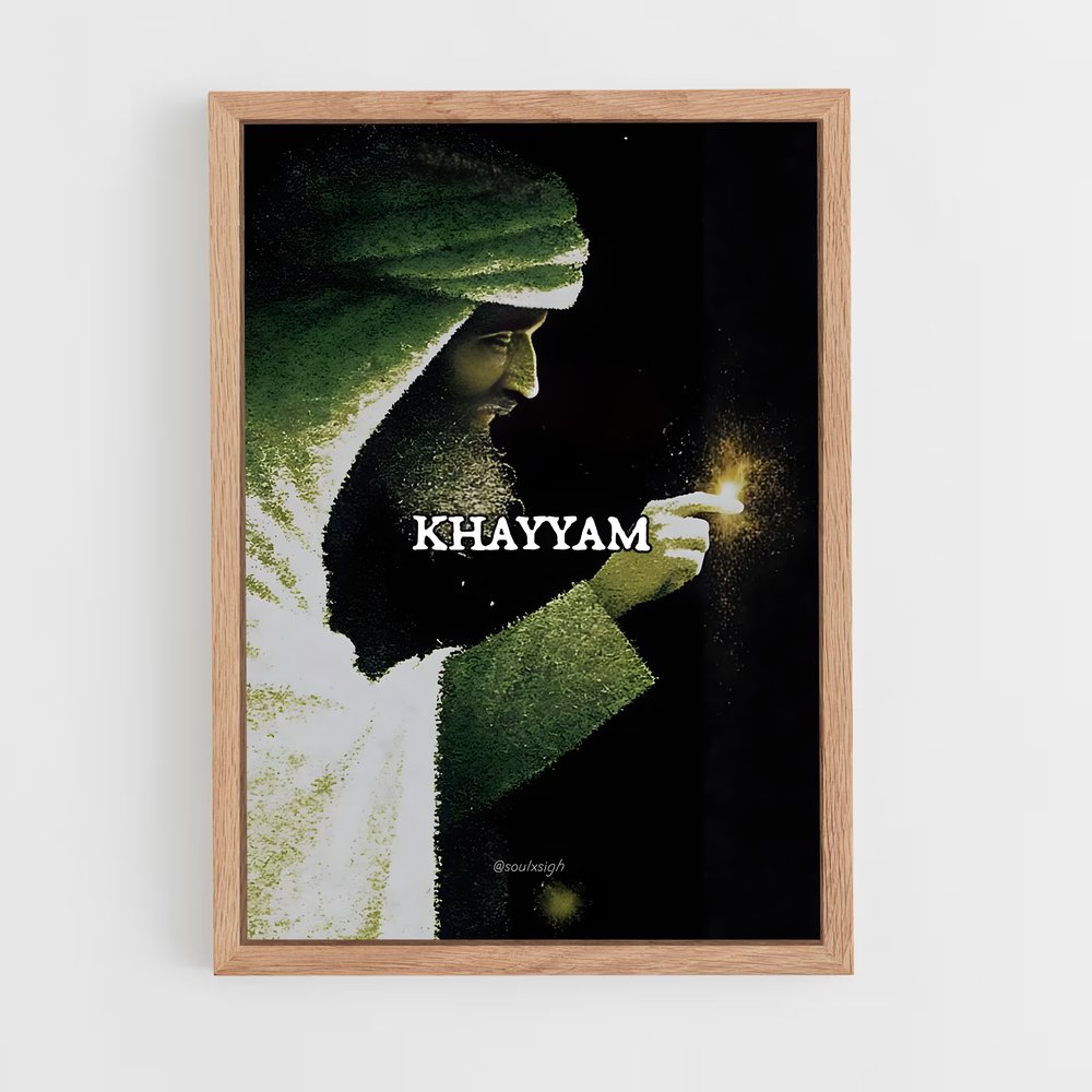 ap-omar khayyam-3 cadre Bois clair