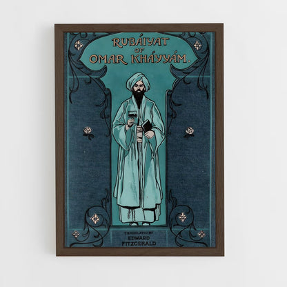 ap-omar khayyam-5 cadre Bois foncé