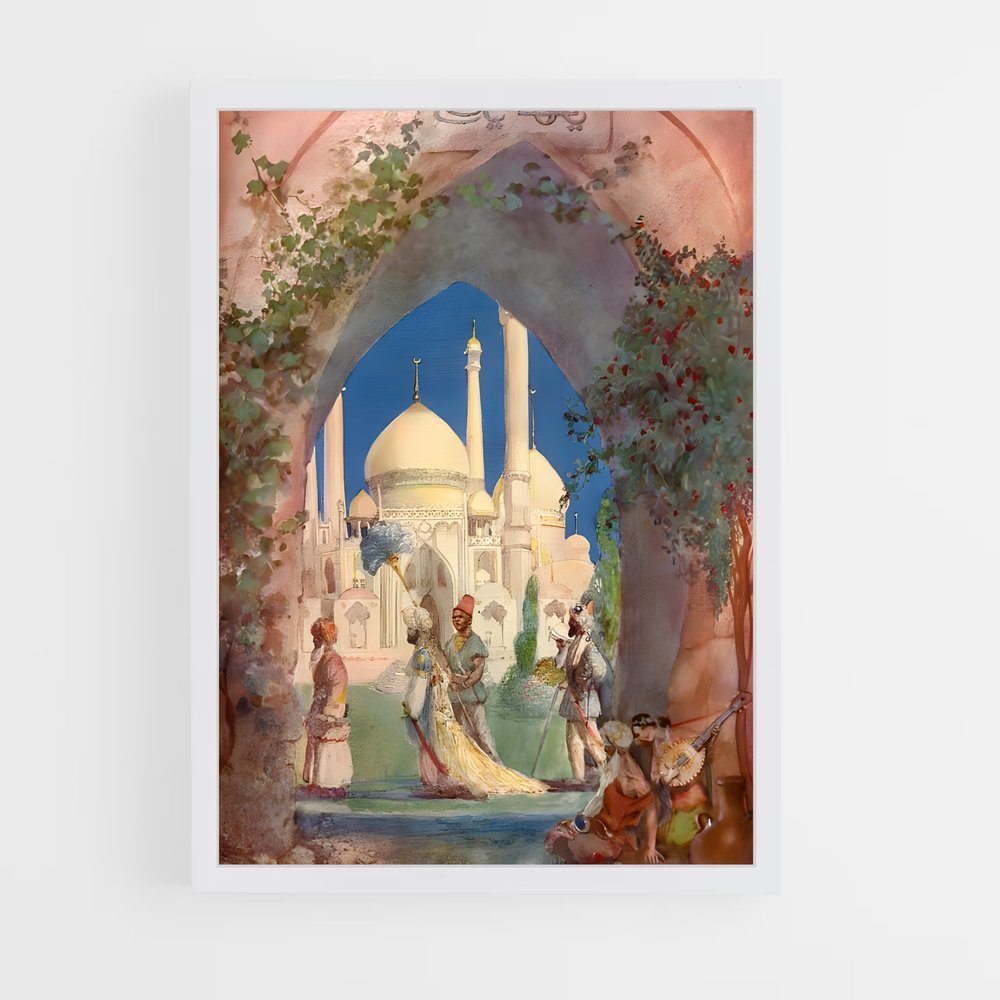 ap-omar khayyam-6 cadre Blanc