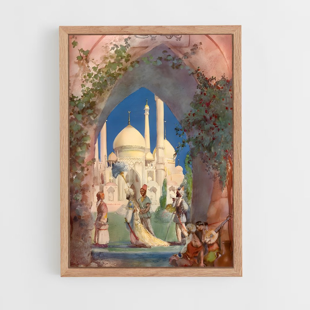 ap-omar khayyam-6 cadre Bois clair