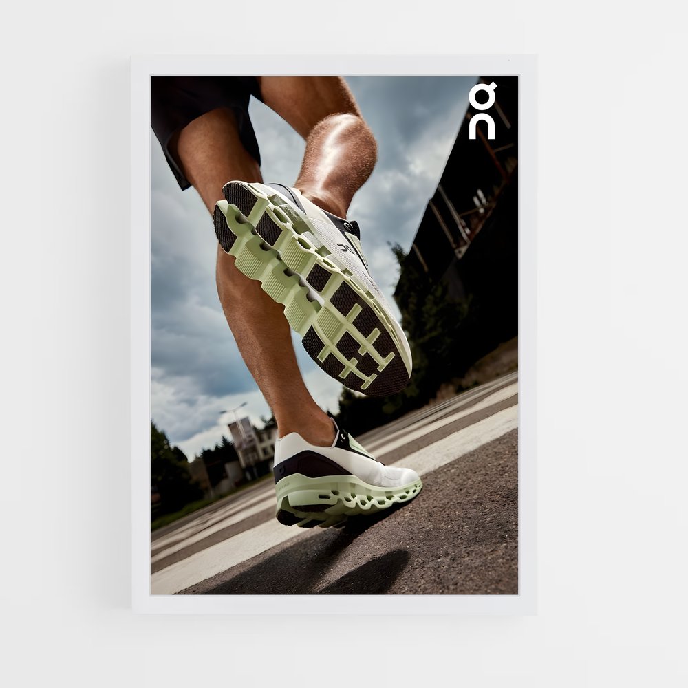 ap-on running-1 cadre Blanc