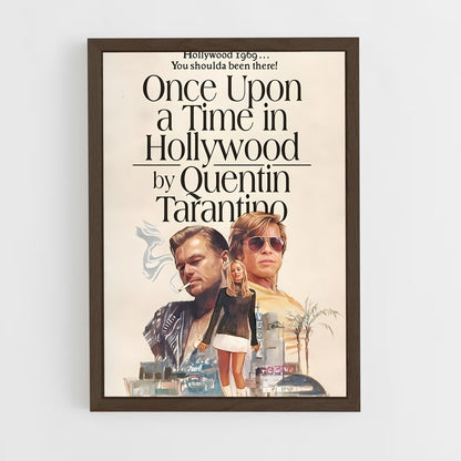 ap-once upon a time in hollywood-7 cadre Bois foncé