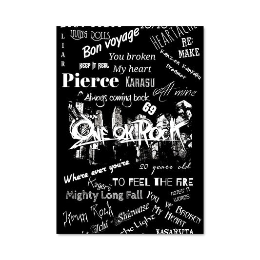Poster Multilingue Rock