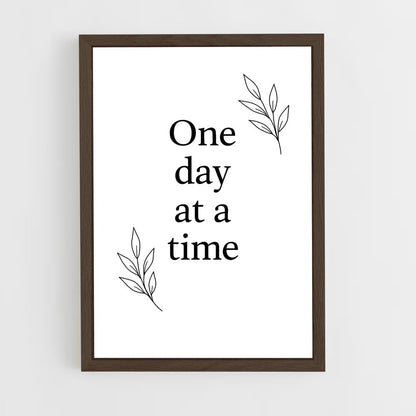 ap-one day at a time-3 cadre Bois foncé
