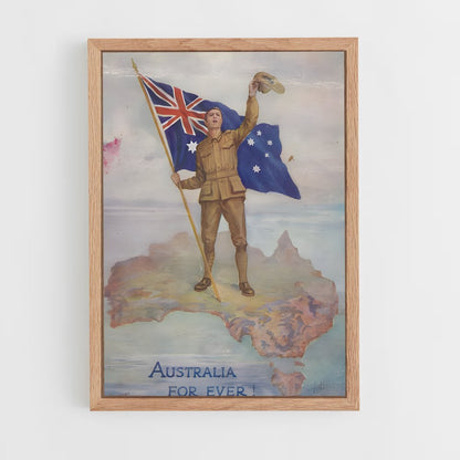 ap-one nation australia-2 cadre Bois clair