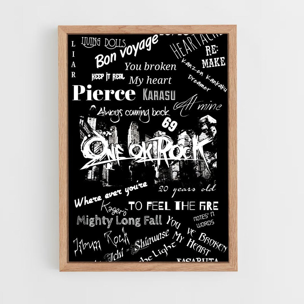 ap-one ok rock-11 cadre Bois clair