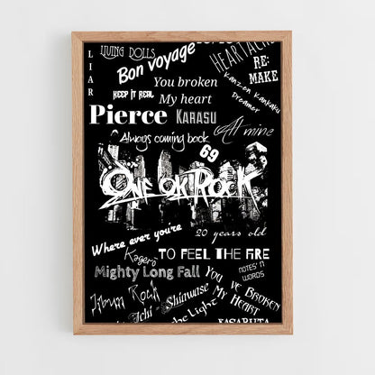 ap-one ok rock-11 cadre Bois clair