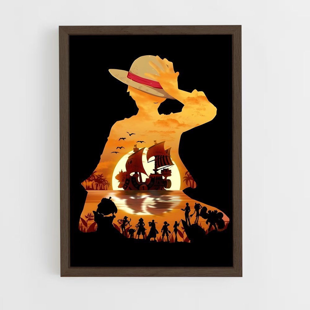 ap-one piece-3 cadre Bois foncé