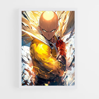 ap-one punch man-6 cadre Blanc