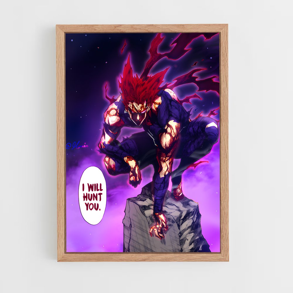 ap-one punch man-8 cadre Bois clair