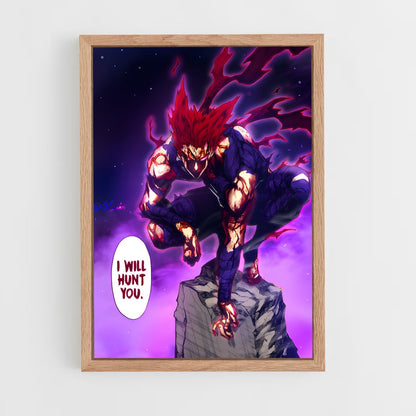 ap-one punch man-8 cadre Bois clair