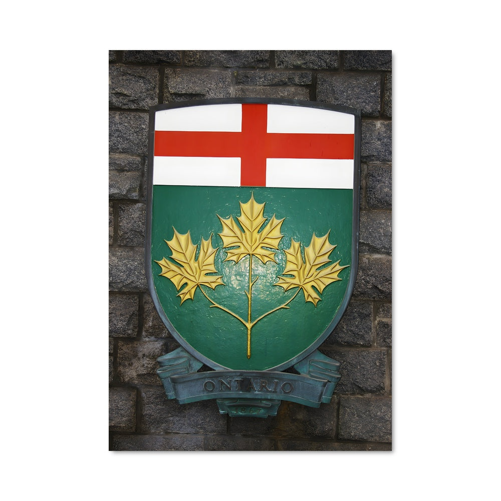 Poster Croix d'Ontario