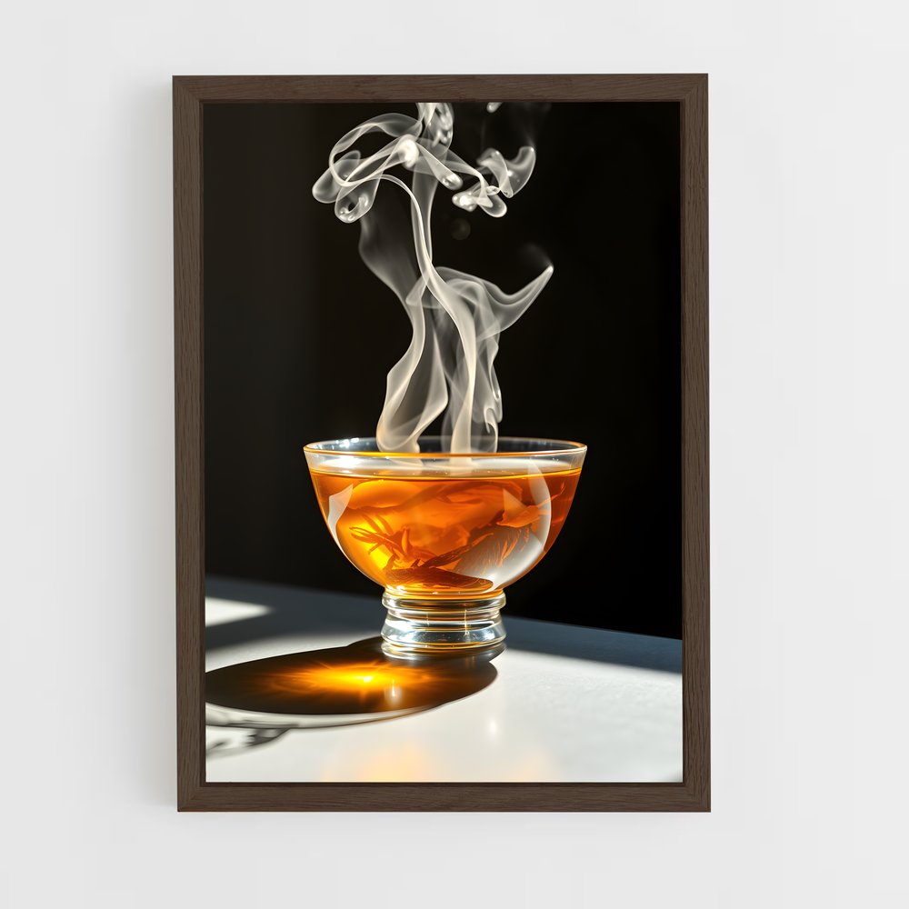ap-oolong tea-2 cadre Bois foncé