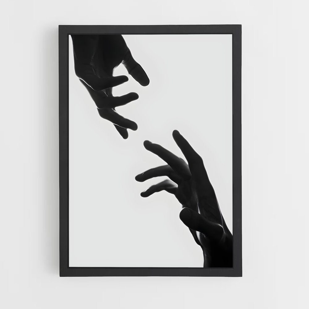 ap-open hand-2 cadre Noir