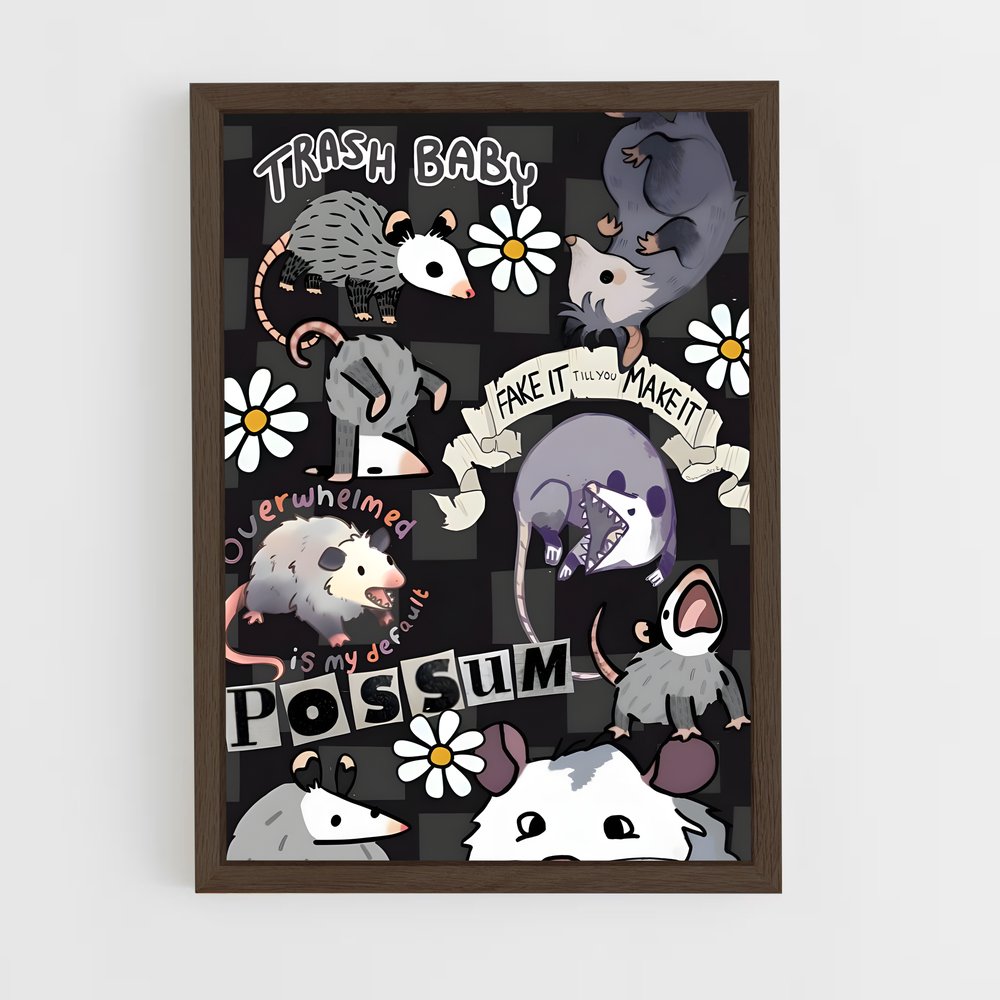 ap-opossum-3 cadre Bois foncé