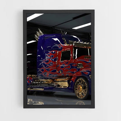 ap-optimus prime truck-1 cadre Noir
