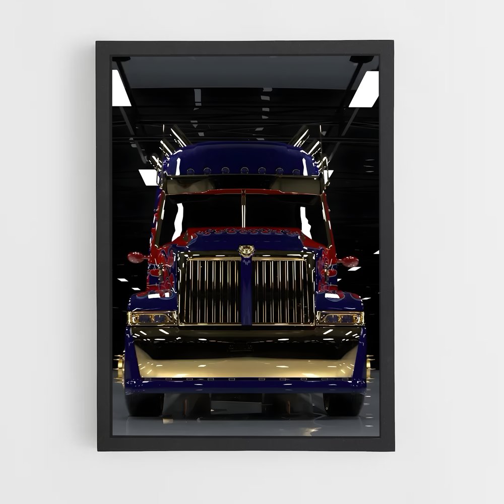 ap-optimus prime truck-2 cadre Noir