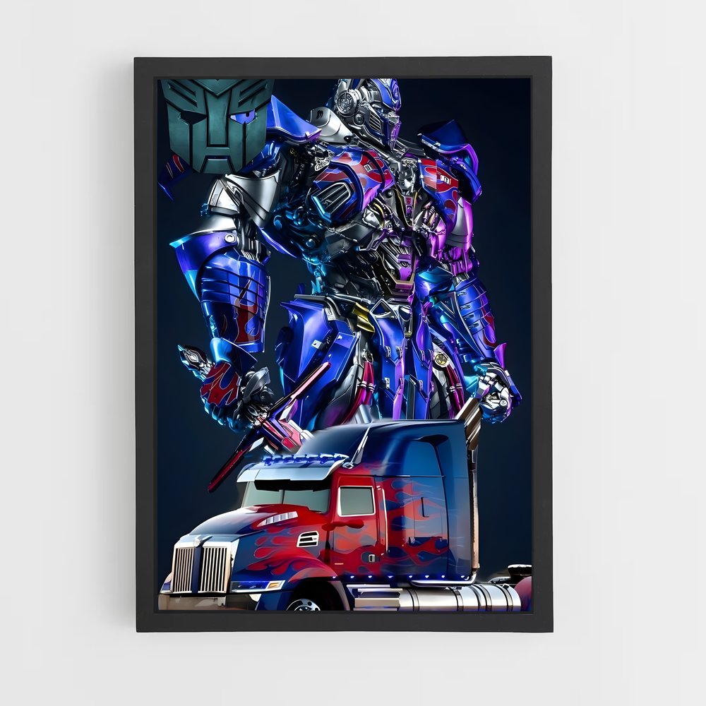ap-optimus prime truck-4 cadre Noir