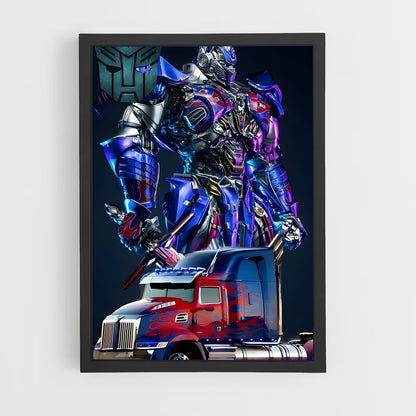 ap-optimus prime truck-4 cadre Noir