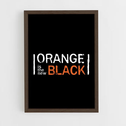 ap-orange is the new black-3 cadre Bois foncé