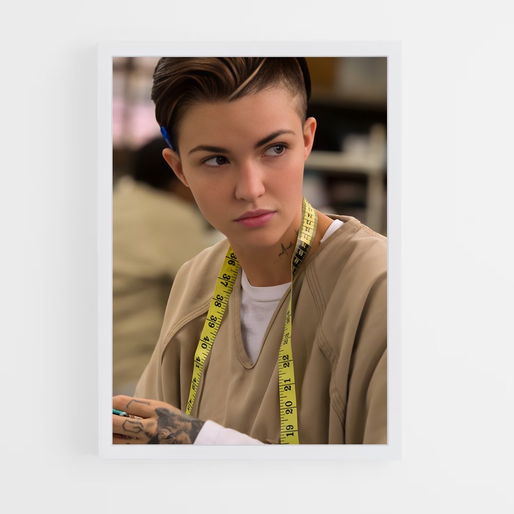 ap-orange is the new black-4 cadre Blanc