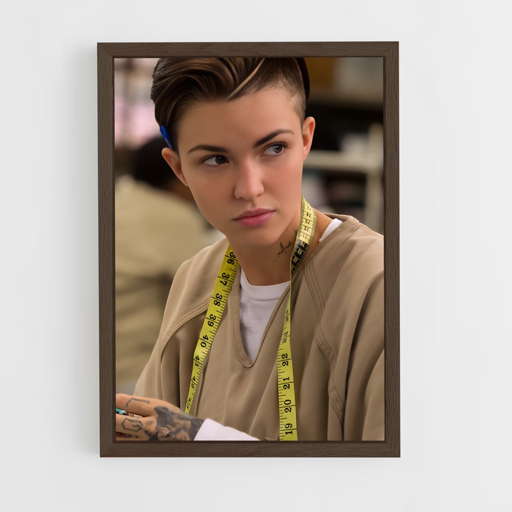 ap-orange is the new black-4 cadre Bois foncé
