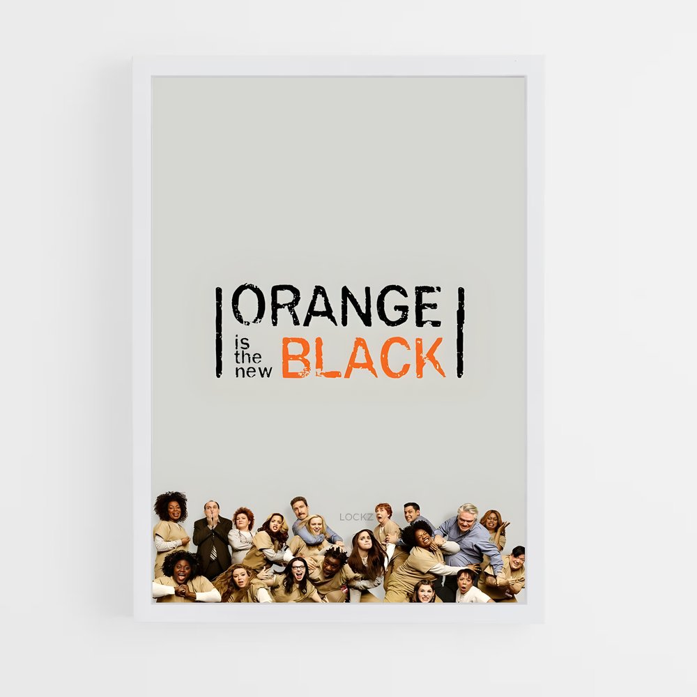 ap-orange is the new black-6 cadre Blanc