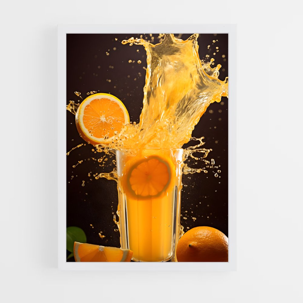 ap-orange juice-3 cadre Blanc