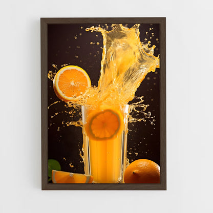 ap-orange juice-3 cadre Bois foncé