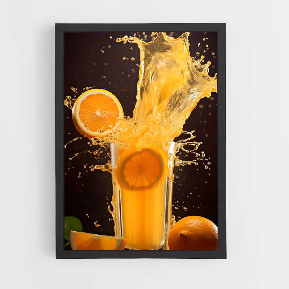 ap-orange juice-3 cadre Noir