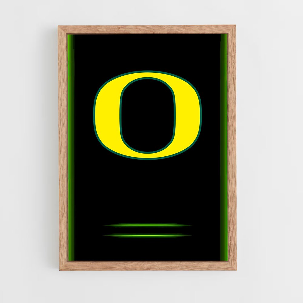 ap-oregon ducks-11 cadre Bois clair